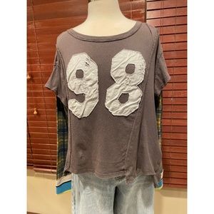 Free People Varsity Patch Graphic Tee